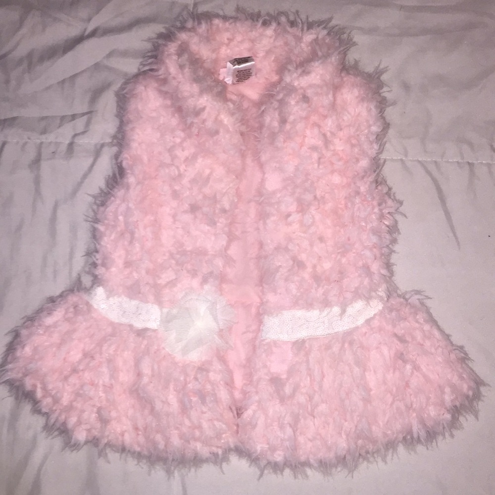 Girls Pinky/Peach Fashion Vest